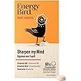 Energy Bird: Sharpen My Mind Chewable Supplements | Guarana | Vitamin B6 | Vitamin B12 | Energy, Focus & Concentration | Choc