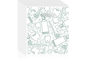 BlissfulTie 800 Pcs Dental Bags, Tooth Patient Care Dental Bags, 9 x 8 Inches dental goodie bags, for Dental Clinics, Schools and Patient use (Style 9)