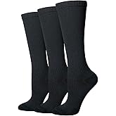 Amazon Essentials Women's Knee High Graduated Non-Medical Compression Socks