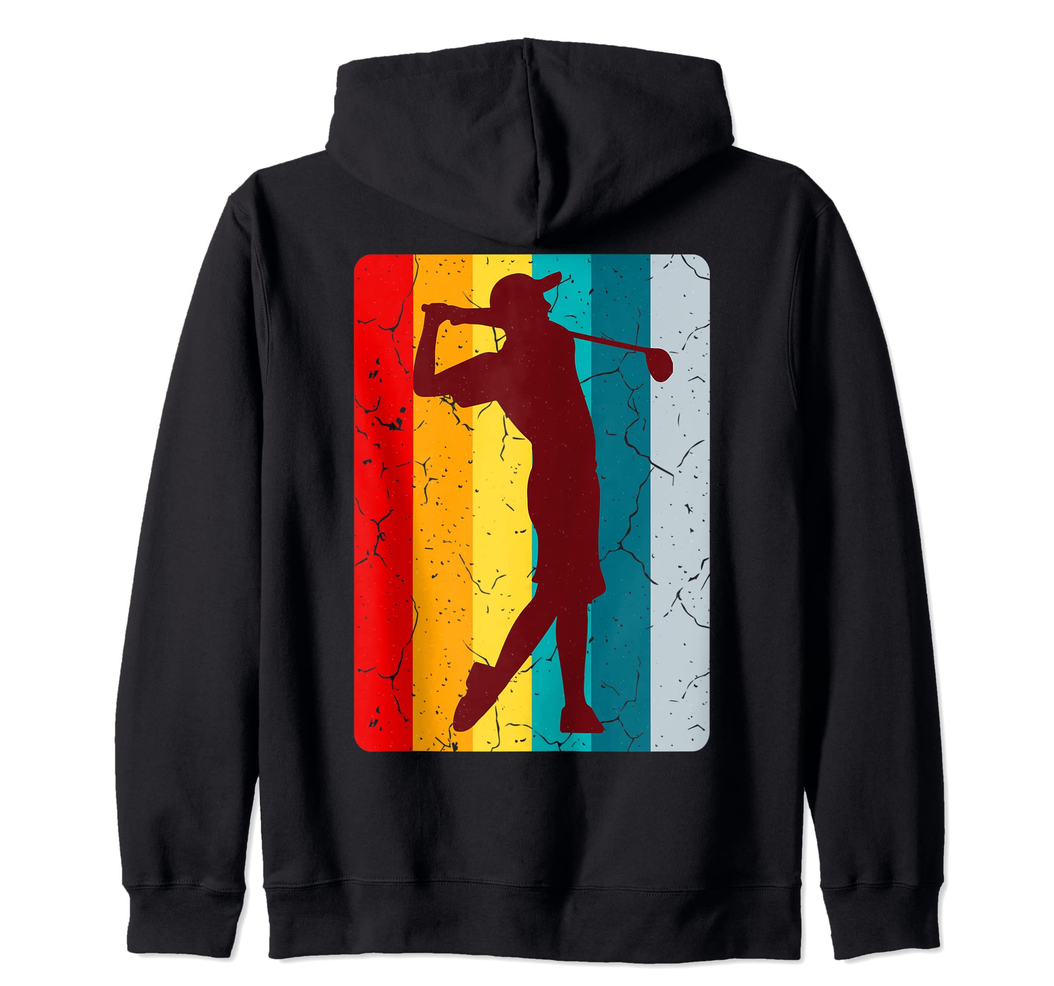 GOLF RETRO Golfing Clothes Women Men Kids Golfer Outfit Golf Zip Hoodie