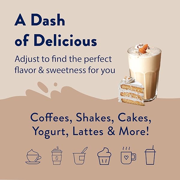 JORDAN’S SKINNY SYRUPS SUGAR FREE COFFEE SYRUP, ITALIAN WEDDING CAKE SYRUP FLAVOR, ZERO CALORIE FLAVORING FOR LATTE, PROTEIN SHAKE, COCKTAIL & MORE, GLUTEN FREE, KETO FRIENDLY, 25.4 FL OZ, 1 PACK
