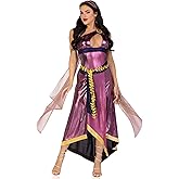 Leg Avenue Womens 3 Pc Amethyst Goddess Costume With Sash and Headband