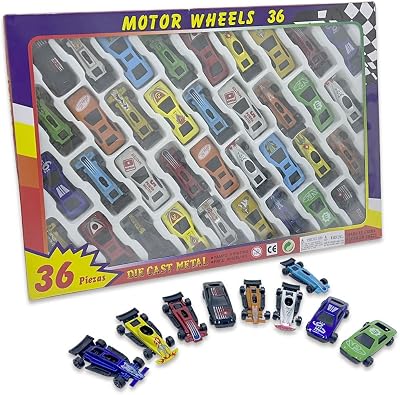 Ram 36 Piece Die Cast Metal Toy Cars Set Brand RAM ONLINE