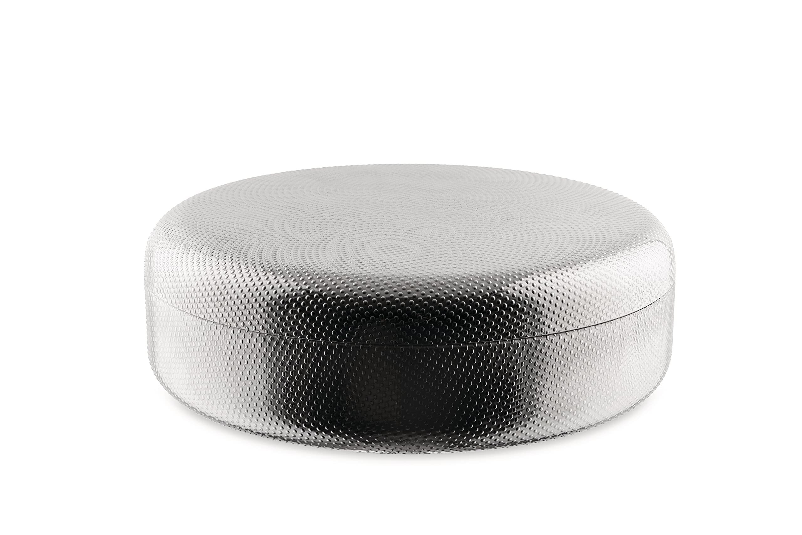 Alessi Extra Ordinary Texture JM01/23 T - Minimal Design Container, Lid in 18/10 Stainless Steel with Decoration, Embossed granulate, 23 cm