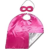 AICOC Capes and Masks For kids Double Side Dress up Costumes Christmas Halloween Cosplay Gift For Boys Girls