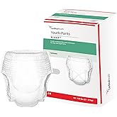 Curity Youth Pants, Unisex-Youth, 14 Count, Heavy Absorbency, Pull-On, Cloth-Like Topsheet, Disposable, Size Large, 51-70 lbs