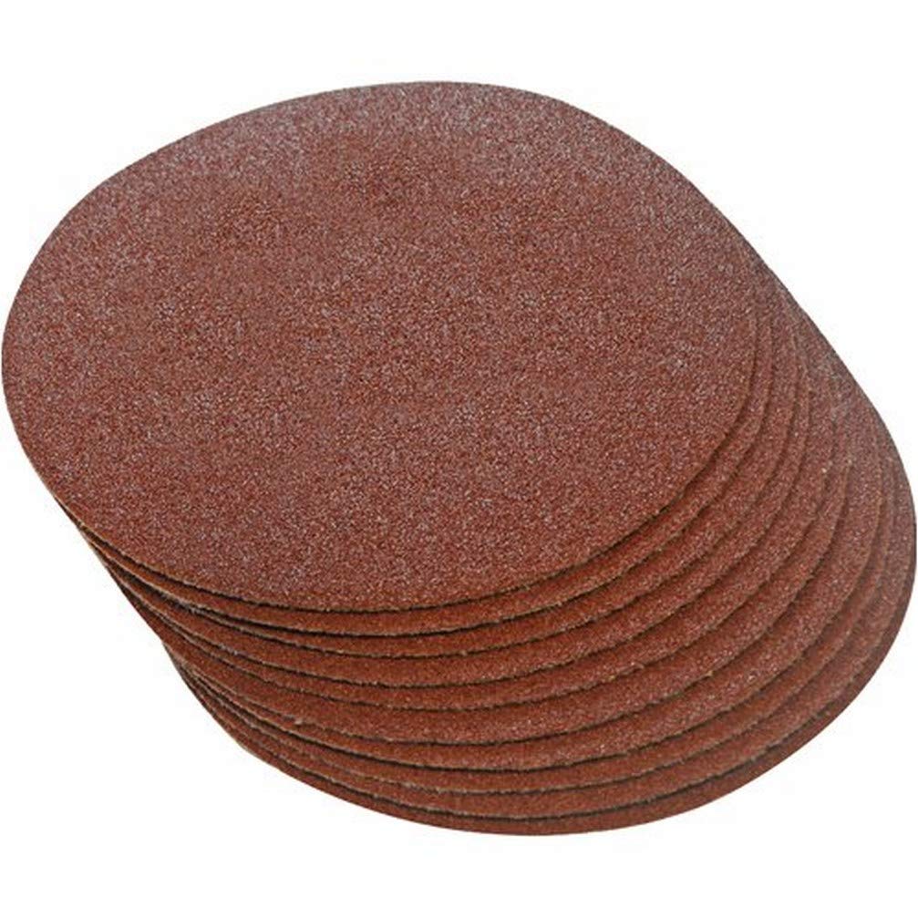 Silverline 436756 Hook and Loop Discs 300 mm 10pk 300 mm 120 Grit