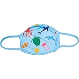 Wild Republic Wild Smiles Face Mask, Reusable Face Mask, Washable Face Mask, Half Face Mask