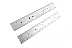 Shinwa Rigid Stainless Steel Machinist Ruler 16R