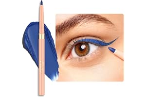 Oulac Navy Blue Eyeliner Pencil, Waterproof Retractable Eye Liner Pen, Long Lasting Smudge Resistant, Vegan & Cruelty-Free, 1