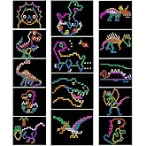 Dinosaur Theme - Pattern Refill Template Sheets for Lite Brite Ultimate Classic - 14 Pack