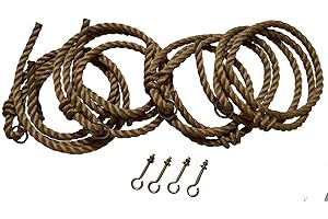 A&L FURNITURE CO. A&L Furniture 10' Rope Kit for Amish-Made Swings and Swing Beds, Fits Up to 10' Ceiling