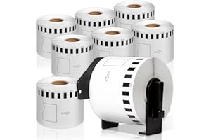 COLORWING Compatible DK-2205 Address Labels 2.4 inch x 100ft (62mm x 30.48m) Continuous Paper Labels for Brother QL-820NWB QL