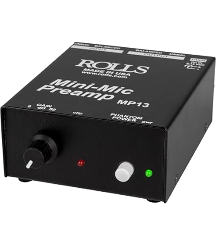 Amazon.com: Rolls DU30b Mic-Preamp/Audio Ducker : Everything Else