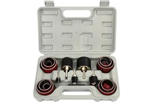 8milelake 25pcs Sanding Round Drum Set for Woodworking Drill Press Sander Sleeves Tool
