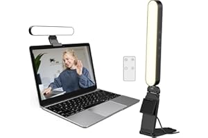 InnoGear Video Conference Light, On-Camera Video Lights for Monitor Desk LED Streaming Lighting with Remote and Touch Control Selfie Zoom Lighting for Computer Webcam Laptop Podcast, Recording