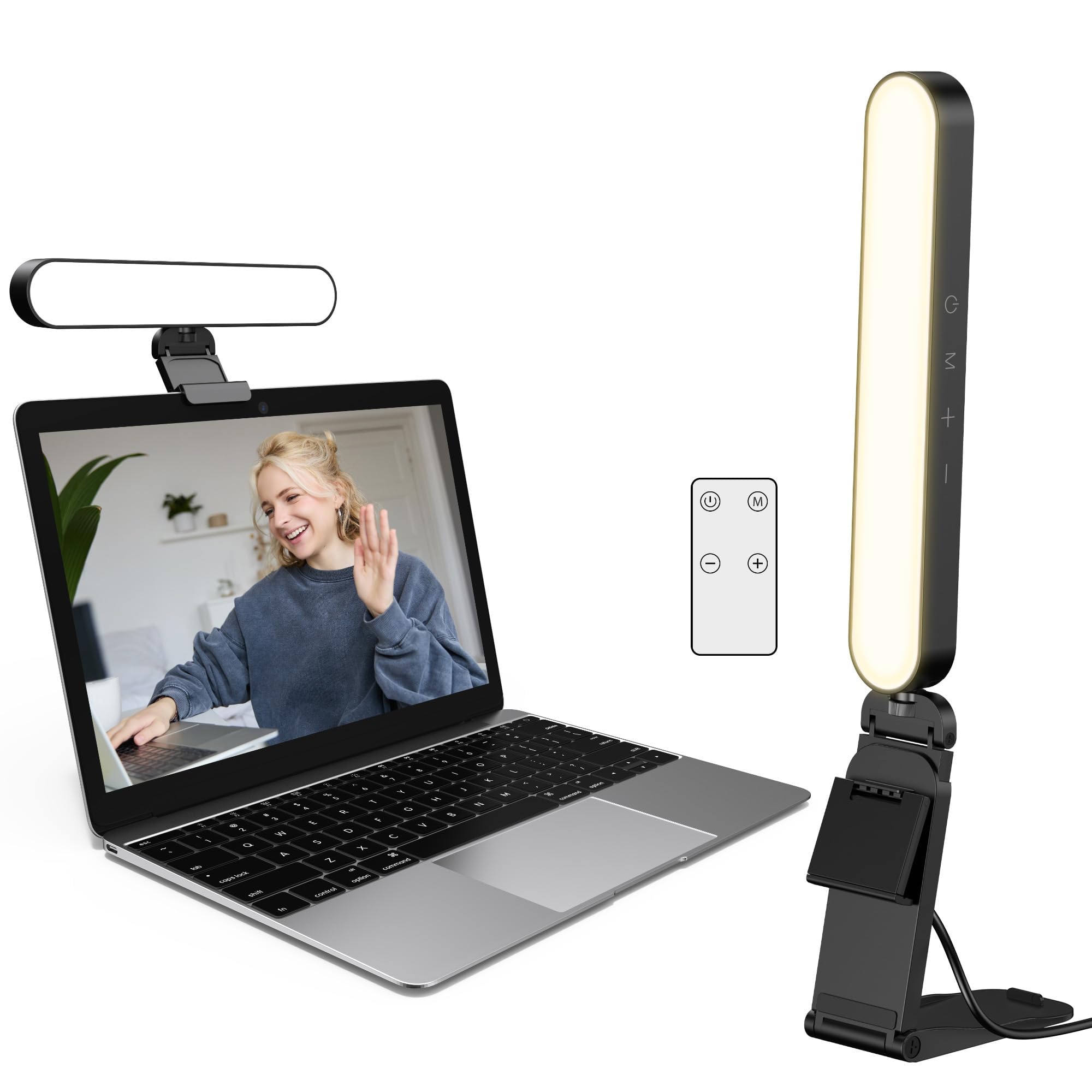 Photo 1 of InnoGear Video Conference Light, On-Camera Video Lights for Monitor Desk LED Streaming Lighting with Remote and Touch Control Selfie Zoom Lighting for Computer Webcam Laptop Podcast, Recording