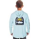 Southern Fin Apparel Kids Fishing Hoodie Shirt Long Sleeve UV UPF SPF Sun Protection Youth Boys Girls