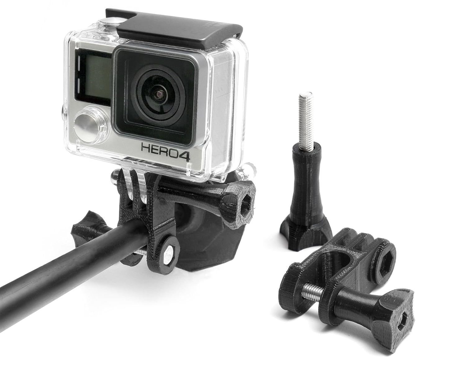 Ski Pole Mount Small for GoPro HD HERO 1,2,3 +, 4, 5: Amazon.co.uk