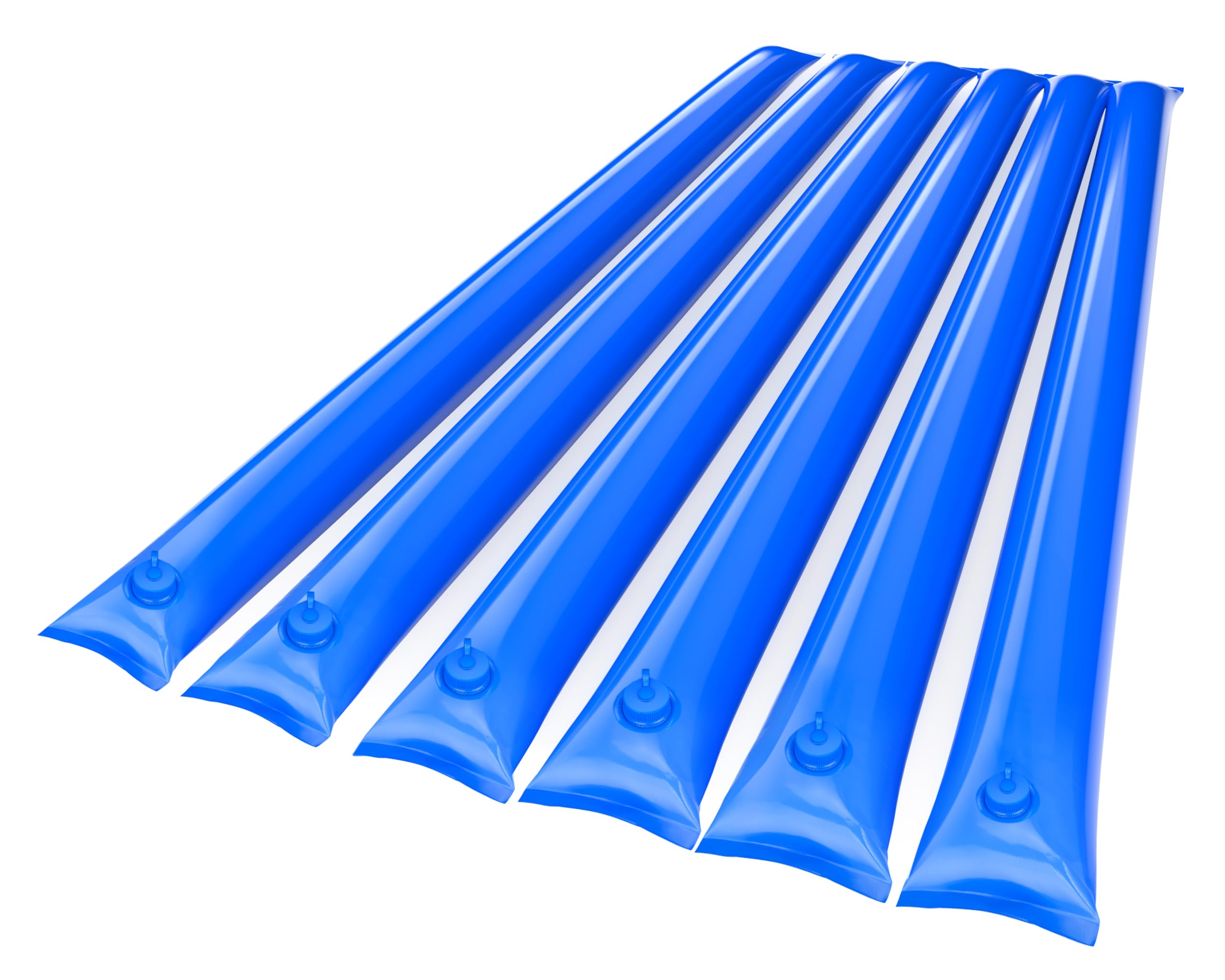 Photo 1 of 0.7mm Thickened Blue Winter Water Tube for Swimming Pool Covers, 6 Pack 8 FT Pool Cover Water Bags, Pool Cover Weights for Inground Pool Cover, Three-Layer Composite Material