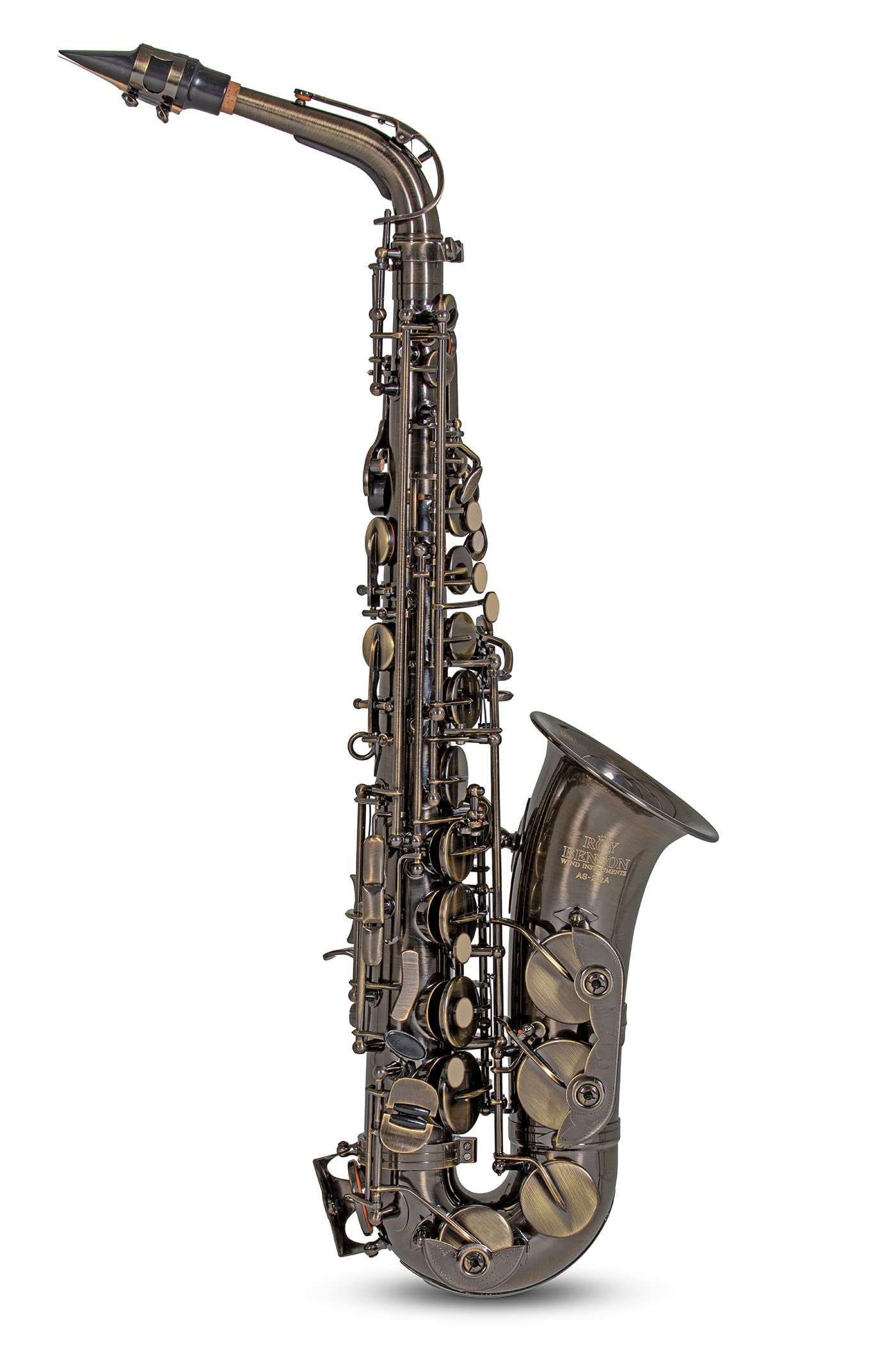 Roy Benson Eb-Alt Saxophon MOD.AS-202A antik lackiert, inkl. leichtem Rechtecketui — image 1