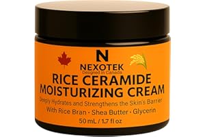 Premium Rice Ceramide Moisturizing Cream with 45% Rice Bran Essence – Ultra-Hydrating & Nourishing Facial Moisturizer Designe