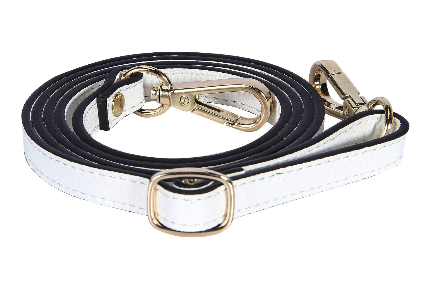 VanEnjoy Full Grain Leather Adjustable Replacement Strap Cross Body Bag Purse, 26-51"Long,0.47“Wide