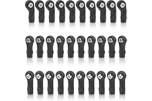 HERCHR 30pcs Link Rod End M4 Ball Joint Head for RC Crawler Car M4 Link Linkage Rod End Width Balls Joint Head Set ForTraxxasTRX‑4 1/10 RC Car Crawlers Link Ball Head RC Car Ball End RC Rod Ends