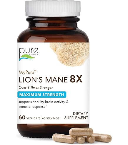 Amazon.com: PURE ESSENCE LABS MyPure Lion's Mane 4X - Ultra