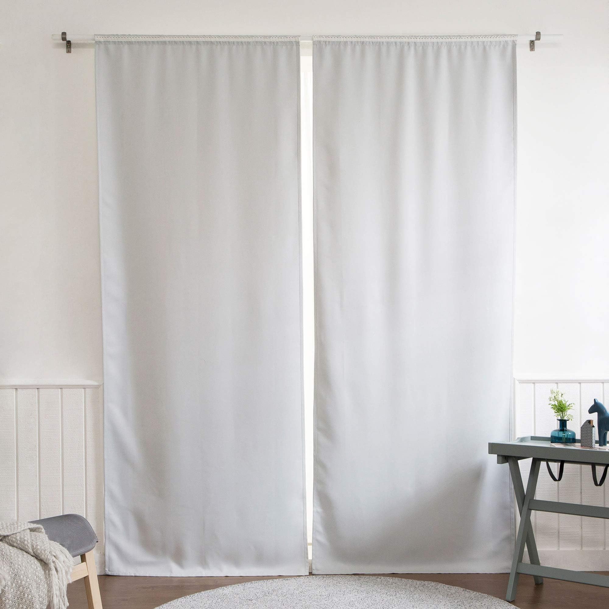 Aurora Home Blackout Curtain Liner Panel (Set of 2) 108 Inches