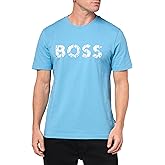 BOSS Men's Printed Cotton Short Sleeve T-Shirt