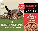 Harringtons Complete Wet Pouch Grain Free Hypoallergenic Adult Cat Food Meaty