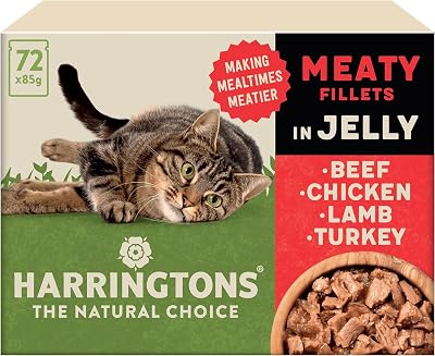 Harringtons Complete Wet Pouch Grain Free Hypoallergenic Adult Cat Food Meaty