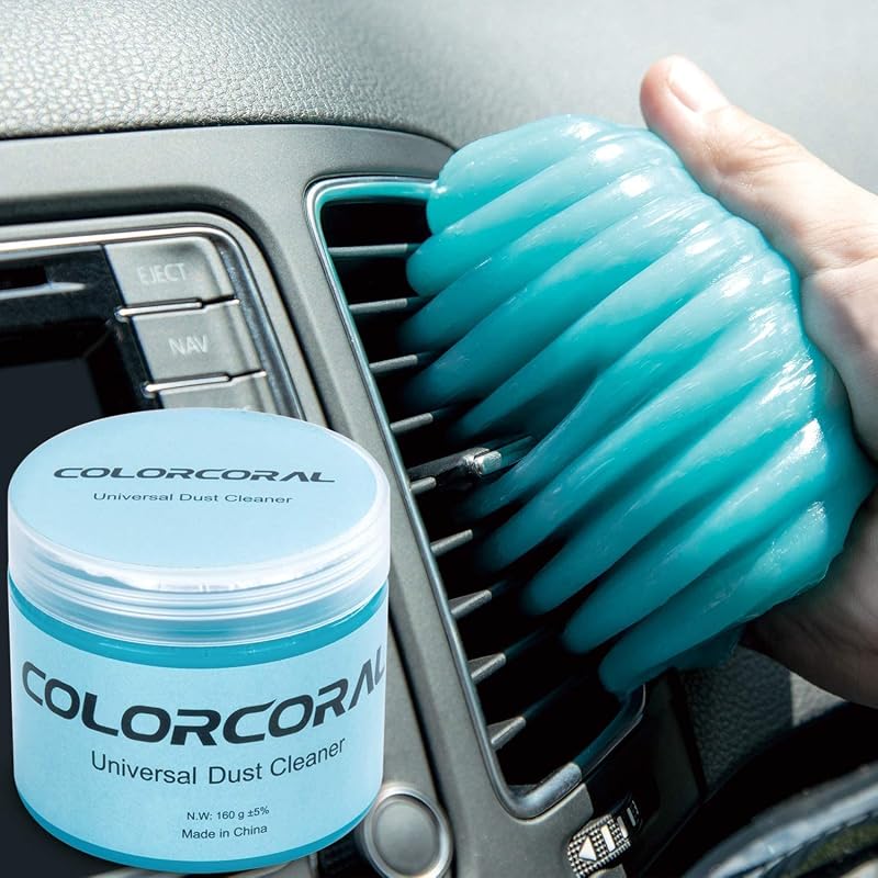 ColorCoral Car Cleaning Gel Universal Dust Remover 160g Auto Interior Kit