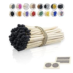 4" Inch Long Wooden Refill Matchsticks with Strike