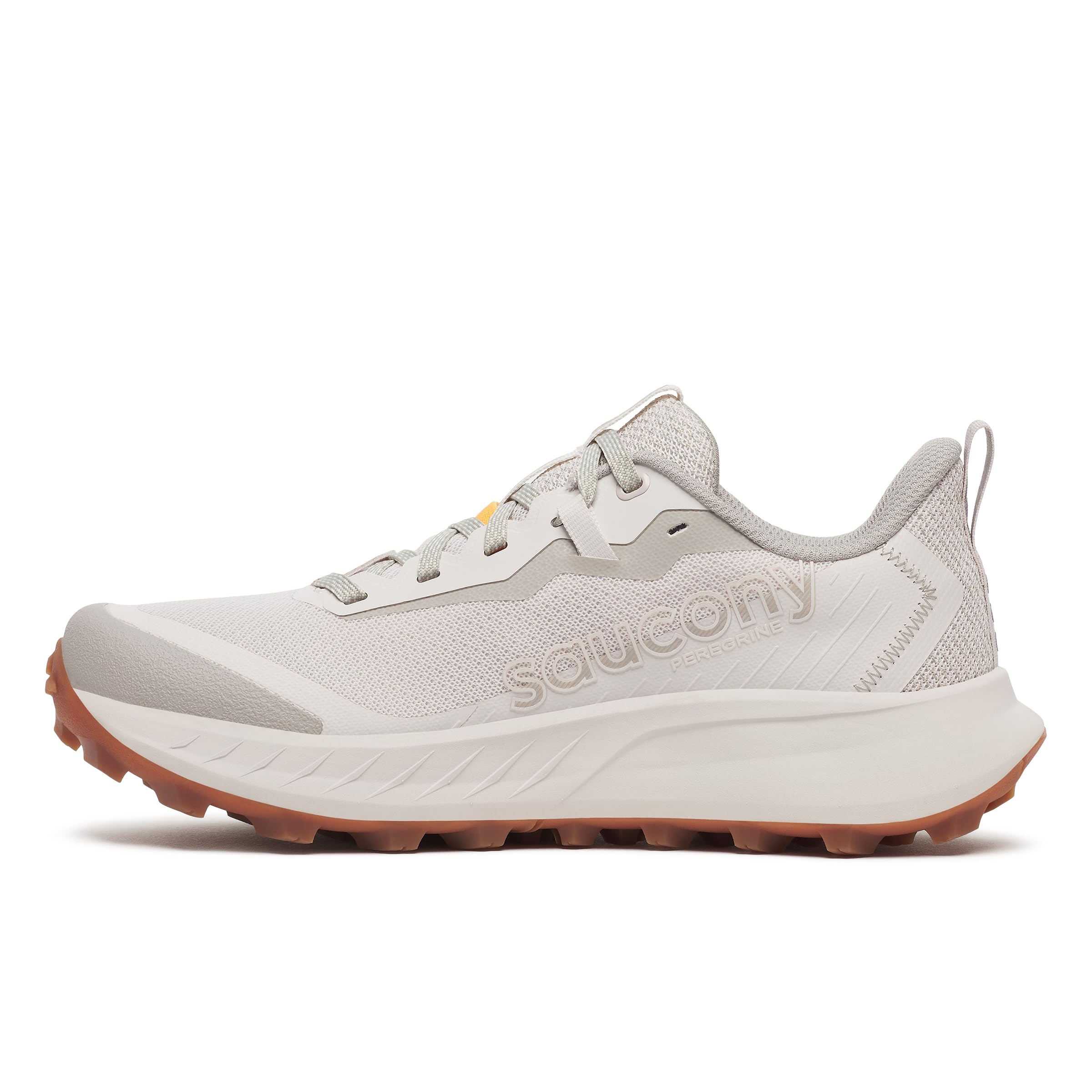 Saucony Women’s Peregrine 15 Sneaker, Moon/Dove, 12