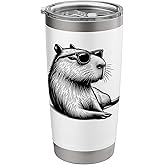 Capybara in Sunglasses Stainless Steel Insulated Tumbler