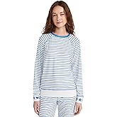 PJ Salvage Women's Loungewear Blue Star Long Sleeve Top