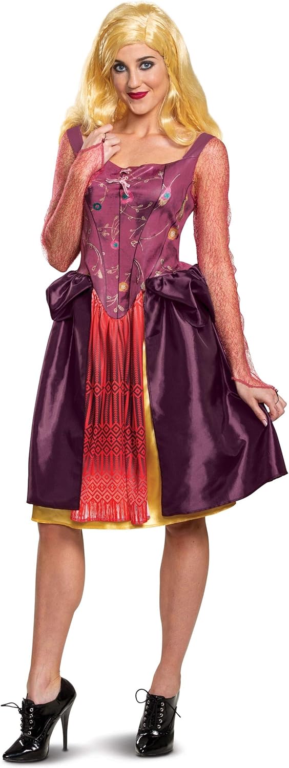 Disguise Hocus Pocus Classic Sarah Women's Fancy Dress Costume Amazon