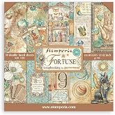 Stamperia Amethyst Fortune Double-Sided Scrapbook Paper, 12x12 inches, 10 Sheets, 20 Designs, Acid Free