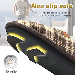 COFACE Womens Mens Cozy Memory Foam Fuzzy Slippers