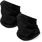 LONGLONG Winter Neck Gaiter Warmer,Cold Weather Ski Face Mask Warmth for Men and Women Black