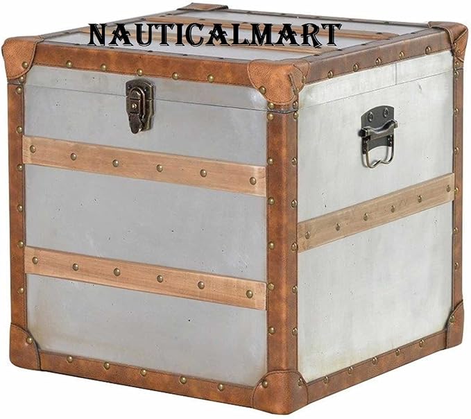 Amazon Com Nauticalmart Modern Medium Square Metal Lockable
