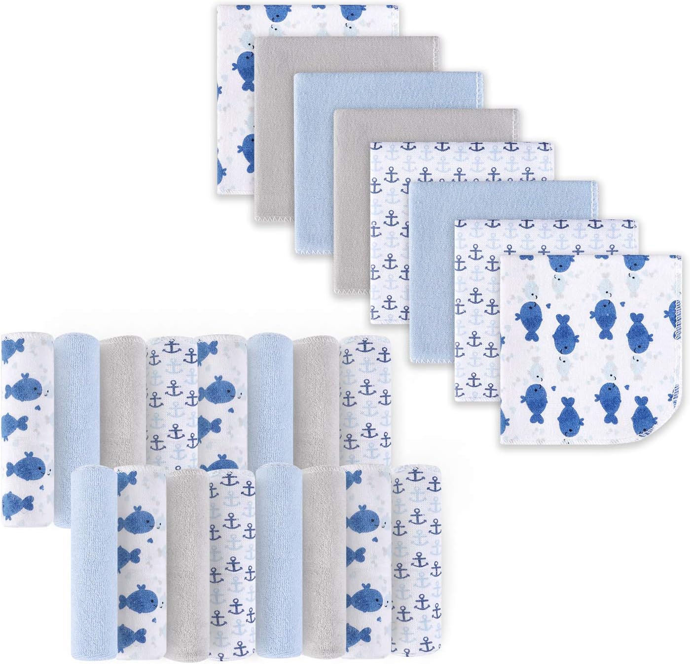 Gants De Toilette Pour Bebe Chiffon De Bain Extra Doux Et Ultra Absorbant Super Cadeaux Pour Nouveau Nes Et Nourrissons 23 23 Cm Paquet De 24 Amazon Fr Bebes Puericulture