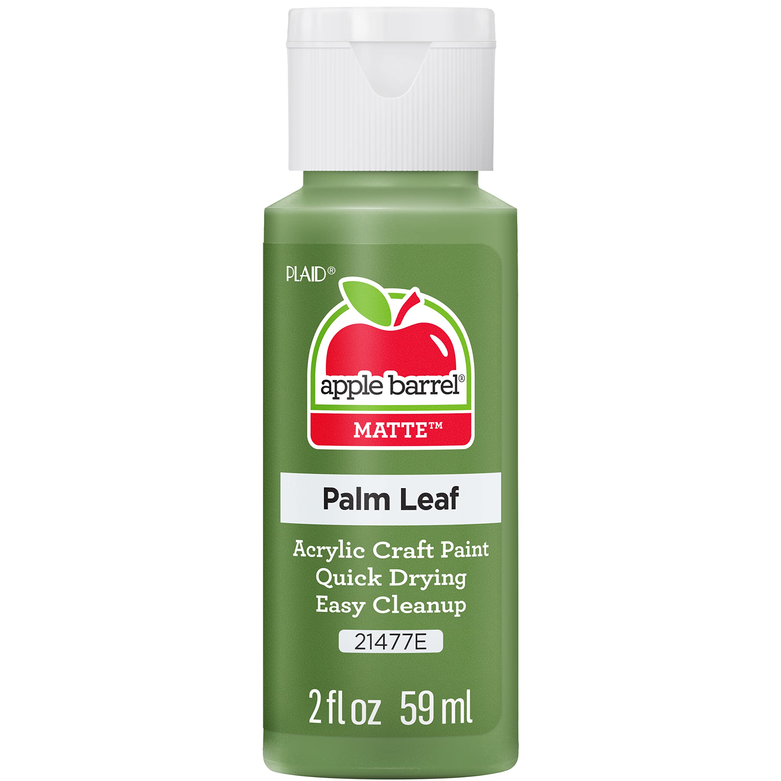 Photo 1 of Apple Barrel Acrylic Paint in Assorted Colors (2 oz), 21477, Palm Leaf