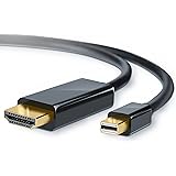 CSL - 3m Full HD Mini Displayport to HDMI cable with audio transmission | certified | for Apple / MAC, iMac, MacBook Pro, MacBook Air | black