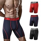 Natural Feelings Mens Underwear Boxer Briefs Long