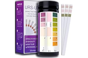 MEDIMATIC 100ct UTI Test Strips for Women & Men - Easy to Use for Quick & Accurate Results, Urine Test Strips for at Home UTI & Bladder Test, Easy to Read Results | 100 Strips