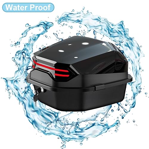 Motorcycle Tail Box 35L Motorcycle Trunk Universal Top Case
