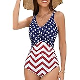American Trends One Piece Swimsuit Women Bathing Suit Tummy Control Swim Suits for Women 2025 Modest Swimwear